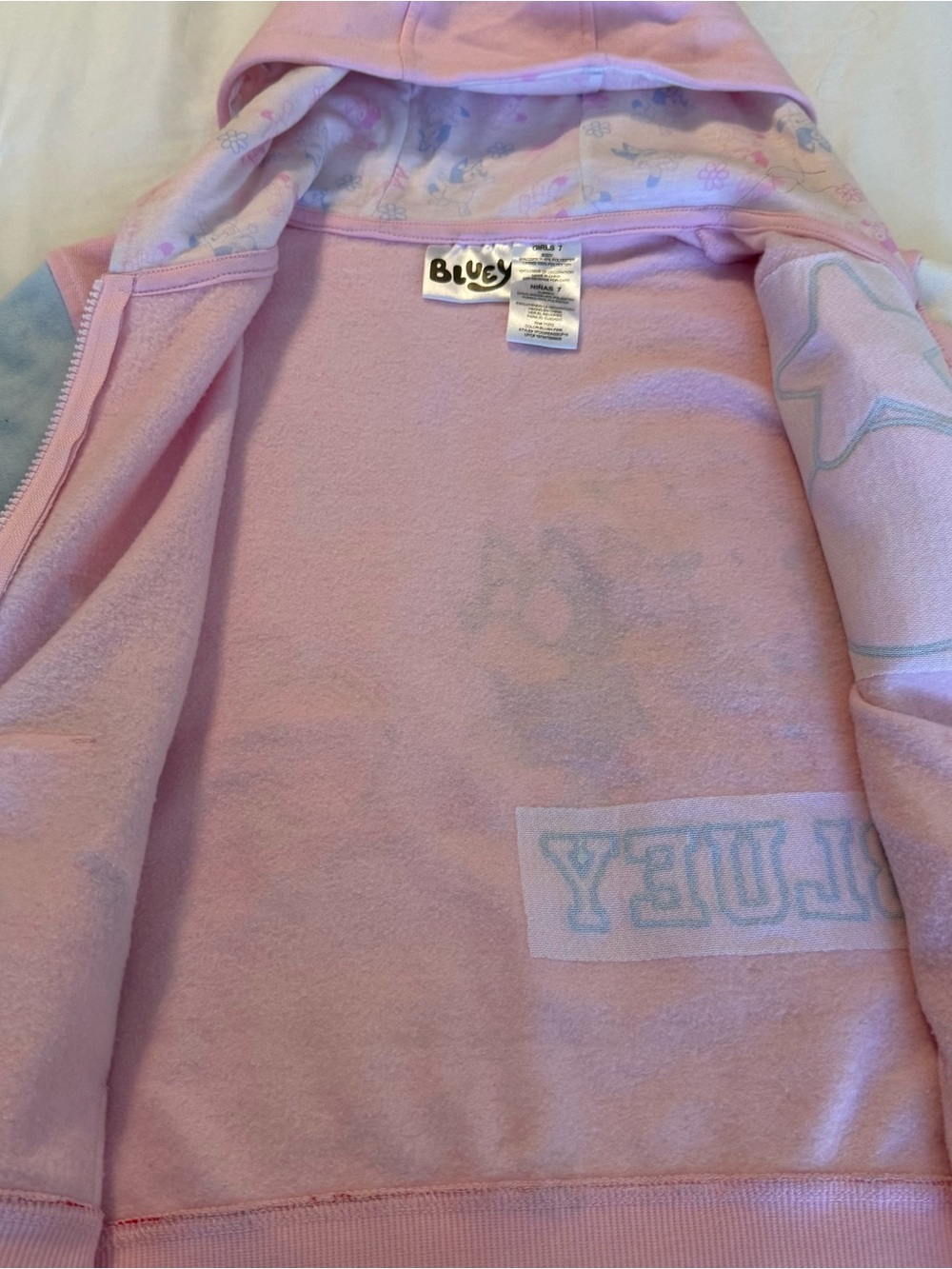 Bluey Girl’s jacket - size 7 - Picture 3 of 5